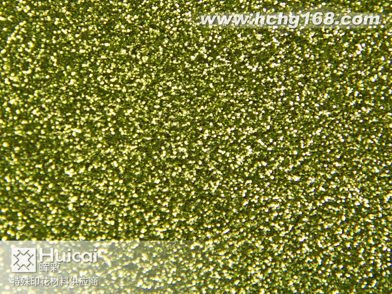 LG034黄绿色金葱粉